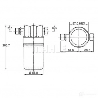 Осушитель кондиционера MAHLE ORIGINAL AD 36 000S A4H KWN 1437632320 - Изображение 5