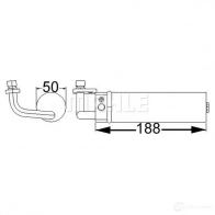 Осушитель кондиционера MAHLE ORIGINAL AD 67 000S RY G3M2 Nissan Qashqai