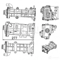 Охладитель EGR MAHLE ORIGINAL S A38WI 1437626992 CE 23 000P