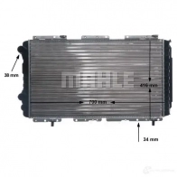 Радиатор охлаждения двигателя MAHLE ORIGINAL LH ZV4ME CR 2174 000S 1437582076 - Изображение 7