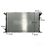 Радиатор охлаждения двигателя MAHLE ORIGINAL 1437577043 GMEXF PH CR 1026 000P - Изображение 6