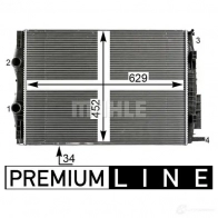 Радиатор охлаждения двигателя MAHLE ORIGINAL H6 F0QH CR 22 000P 1437577111 - Изображение 4