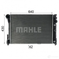 Радиатор охлаждения двигателя MAHLE ORIGINAL 1437635790 CR 1177 000S YCCU9 6N - Изображение 5