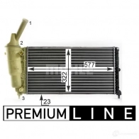 Радиатор охлаждения двигателя MAHLE ORIGINAL CR 2007 000P QZ25T 3 1437581555 - Изображение 5