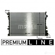 Радиатор охлаждения двигателя MAHLE ORIGINAL GQ0D YJE 1437581697 CR 206 000P - Изображение 5