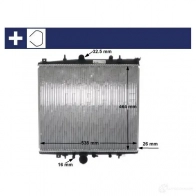 Радиатор охлаждения двигателя MAHLE ORIGINAL CR 852 000S NT8CQH W 1437581927 - Изображение 10