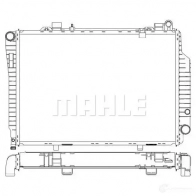 Радиатор охлаждения двигателя MAHLE ORIGINAL B8M9J 8 1437577588 CR 249 000S - Изображение 8