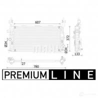 Радиатор охлаждения двигателя MAHLE ORIGINAL 1437581356 CR 1499 000P 4ICB 9 - Изображение 2