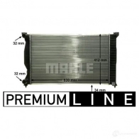 Радиатор охлаждения двигателя MAHLE ORIGINAL cr1417000p 1437581546 P3 NR9M - Изображение 7