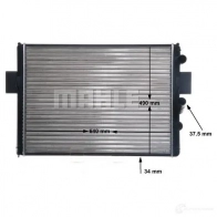 Радиатор охлаждения двигателя MAHLE ORIGINAL 1437581937 CR 633 000S TP H2N - Изображение 8