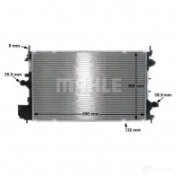 Радиатор охлаждения двигателя MAHLE ORIGINAL 6MY F6 CR 835 000S 1437581559 - Изображение 9
