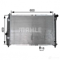 Радиатор охлаждения двигателя MAHLE ORIGINAL CR 131 000S Y G73Q 1437581707 - Изображение 7