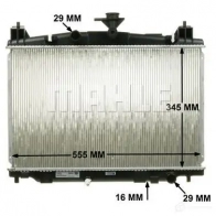 Радиатор охлаждения двигателя MAHLE ORIGINAL 4PF Y2J 1437584793 CR 1071 000S - Изображение 7