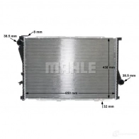 Радиатор охлаждения двигателя MAHLE ORIGINAL 1437581556 CR 296 000S JFA2P YM - Изображение 11