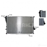 Радиатор охлаждения двигателя MAHLE ORIGINAL 1437581556 CR 296 000S JFA2P YM - Изображение 12