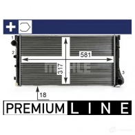 Радиатор охлаждения двигателя MAHLE ORIGINAL O9 TIL 1437577858 CR 11 000P - Изображение 5