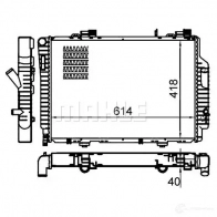 Радиатор охлаждения двигателя MAHLE ORIGINAL P XEMM8 CR 485 000S 1437577852 - Изображение 6