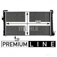 Радиатор охлаждения двигателя MAHLE ORIGINAL CR 1995 000P 1437577839 2 KDX5 - Изображение 5