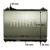 Радиатор охлаждения двигателя MAHLE ORIGINAL 1437578029 G3 OM1A CR 1873 000S - Изображение 7