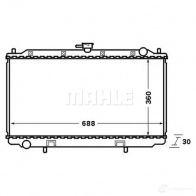 Радиатор охлаждения двигателя MAHLE ORIGINAL 1437581160 9 OM1WW7 CR 138 000S - Изображение 4