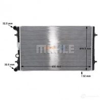 Радиатор охлаждения двигателя MAHLE ORIGINAL D20 D7N CR 769 000S 1437576725 - Изображение 9