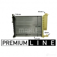 Радиатор охлаждения двигателя MAHLE ORIGINAL TEQ Q1 1437581115 CR 2205 000P - Изображение 8