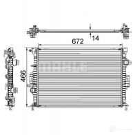 Радиатор системы охлаждения MAHLE ORIGINAL ZL FJQ CR906000S 1437580961 - Изображение 8