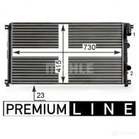 Радиатор охлаждения двигателя MAHLE ORIGINAL 1437578049 Q8Y0 UZ cr13000p - Изображение 5