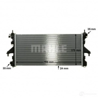 Радиатор охлаждения двигателя MAHLE ORIGINAL 1437577873 X3O 0N CR 1068 000P - Изображение 7