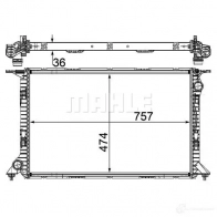 Радиатор охлаждения двигателя MAHLE ORIGINAL CR 1132 000P 1437578462 3 FRSV - Изображение 4