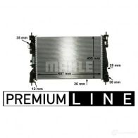 Радиатор охлаждения двигателя MAHLE ORIGINAL CR 1180 000P 1437580966 J9R 3MC - Изображение 8