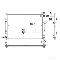 Радиатор охлаждения двигателя MAHLE ORIGINAL 1437580498 CR 1879 000S E9 DEDJ1 - Изображение 4
