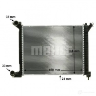 Радиатор охлаждения двигателя MAHLE ORIGINAL CR 532 000P 1437580527 7KHW 75 - Изображение 7