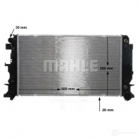 Радиатор охлаждения двигателя MAHLE ORIGINAL CR 12 000S OBXB0T F 1437577771 - Изображение 8