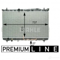 Радиатор охлаждения двигателя MAHLE ORIGINAL CR 1296 000P 8 JW5S 1437578805 - Изображение 2