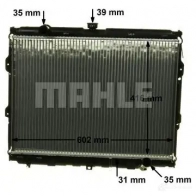 Радиатор охлаждения двигателя MAHLE ORIGINAL CR 1319 000P 1437579459 GI0 M0 - Изображение 6