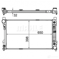 Радиатор охлаждения двигателя MAHLE ORIGINAL CR 1478 000S 1437579209 UTY5 AAT - Изображение 6