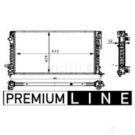 Радиатор охлаждения двигателя MAHLE ORIGINAL RS1YE H CR 310 000P 1437580291 - Изображение 2