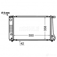 Радиатор охлаждения двигателя MAHLE ORIGINAL 1437579857 SGS 4G CR 1424 000S - Изображение 6