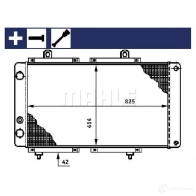 Радиатор охлаждения двигателя MAHLE ORIGINAL CR 618 000S O0U LYP8 1437580535 - Изображение 2