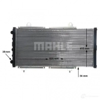 Радиатор охлаждения двигателя MAHLE ORIGINAL CR 618 000S O0U LYP8 1437580535 - Изображение 9
