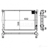 Радиатор охлаждения двигателя MAHLE ORIGINAL K U77PVR 1437580255 CR 1898 000S