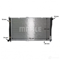 Радиатор охлаждения двигателя MAHLE ORIGINAL 1437579441 CR 1329 000S IR LIVLU - Изображение 9