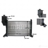 Радиатор охлаждения двигателя MAHLE ORIGINAL 1437579429 0E8OC T6 CR 677 000S - Изображение 12