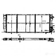 Радиатор охлаждения двигателя MAHLE ORIGINAL 1437579301 CR 474 000P V4V NI - Изображение 4