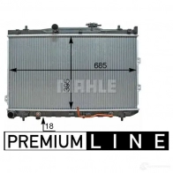 Радиатор охлаждения двигателя MAHLE ORIGINAL FE 8PCJ CR 1336 000P 1437579455 - Изображение 2