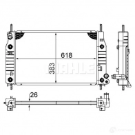 Радиатор охлаждения двигателя MAHLE ORIGINAL 1437579306 J7OLM Y9 CR 741 000S - Изображение 6