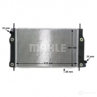 Радиатор охлаждения двигателя MAHLE ORIGINAL 1437579306 J7OLM Y9 CR 741 000S - Изображение 9