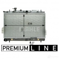 Радиатор охлаждения двигателя MAHLE ORIGINAL CR 1293 000P W WJJ4I 1437579307 - Изображение 2
