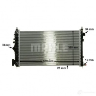 Радиатор охлаждения двигателя MAHLE ORIGINAL CR 1101 000P KC IJ08U 1437579314 - Изображение 6